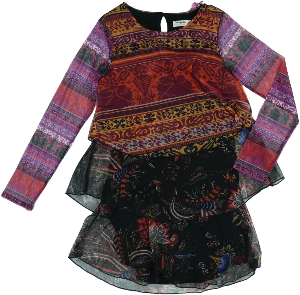 Fehér Desigual Ruha EU 152 / UK 12 év / US 12 év/L