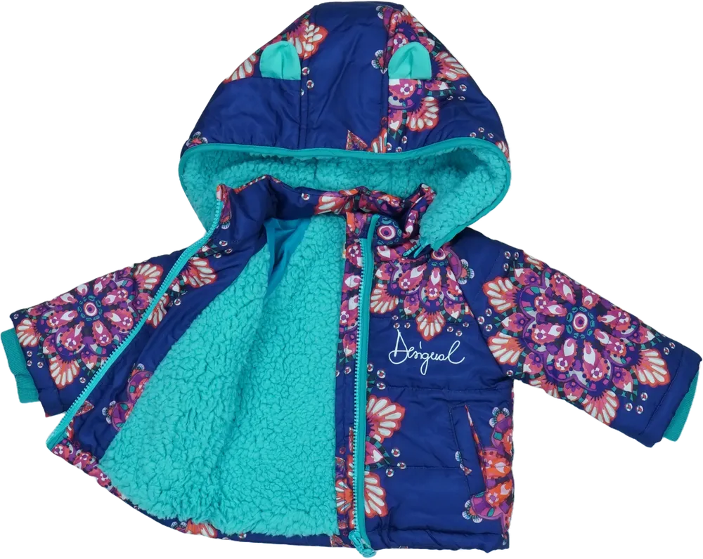 Kék Desigual Átmeneti kabát EU 86 / UK 12-18 hónap / US 18 hónap