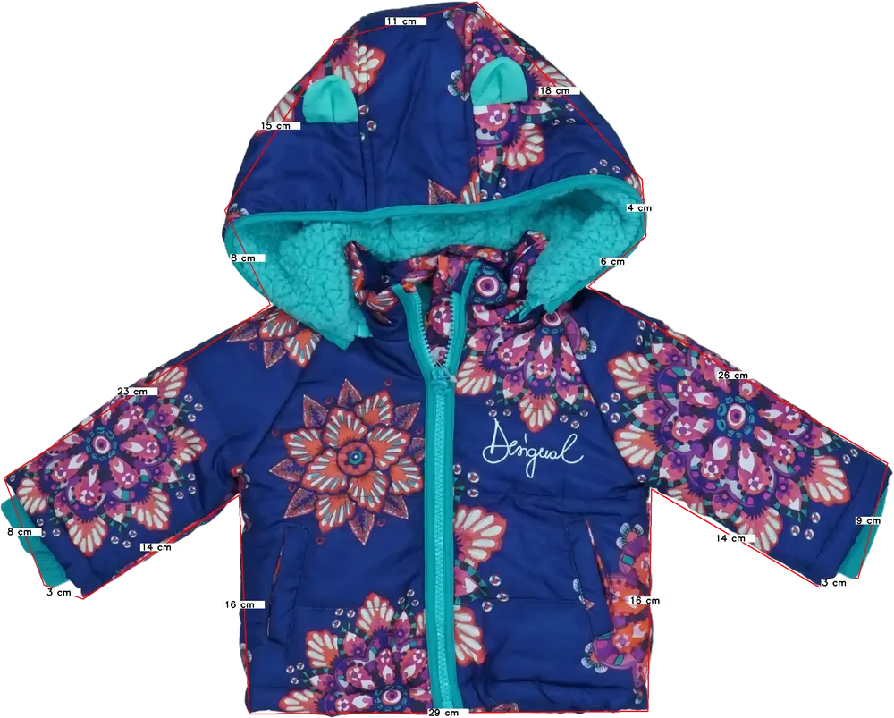 Kék Desigual Átmeneti kabát EU 86 / UK 12-18 hónap / US 18 hónap