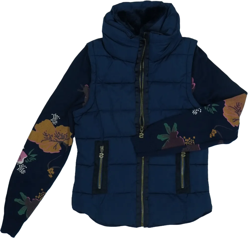 Kék Desigual Mellény EU 152 / UK 12 év / US 12 év/L