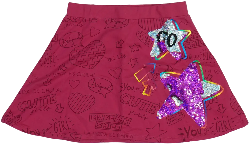 Rózsaszín Desigual Szoknya EU 152 / UK 12 év / US 12 év/L