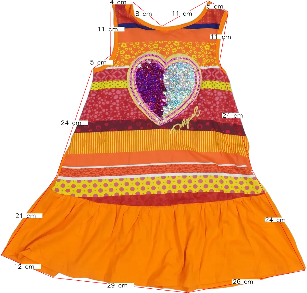 Sárga (narancs) Desigual Ruha EU 116 / UK 6 év / US 6 év/S