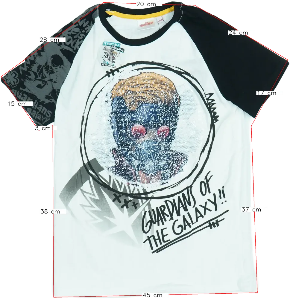 Fekete Desigual Póló EU 164 / UK 14 év / US 14 év/XL