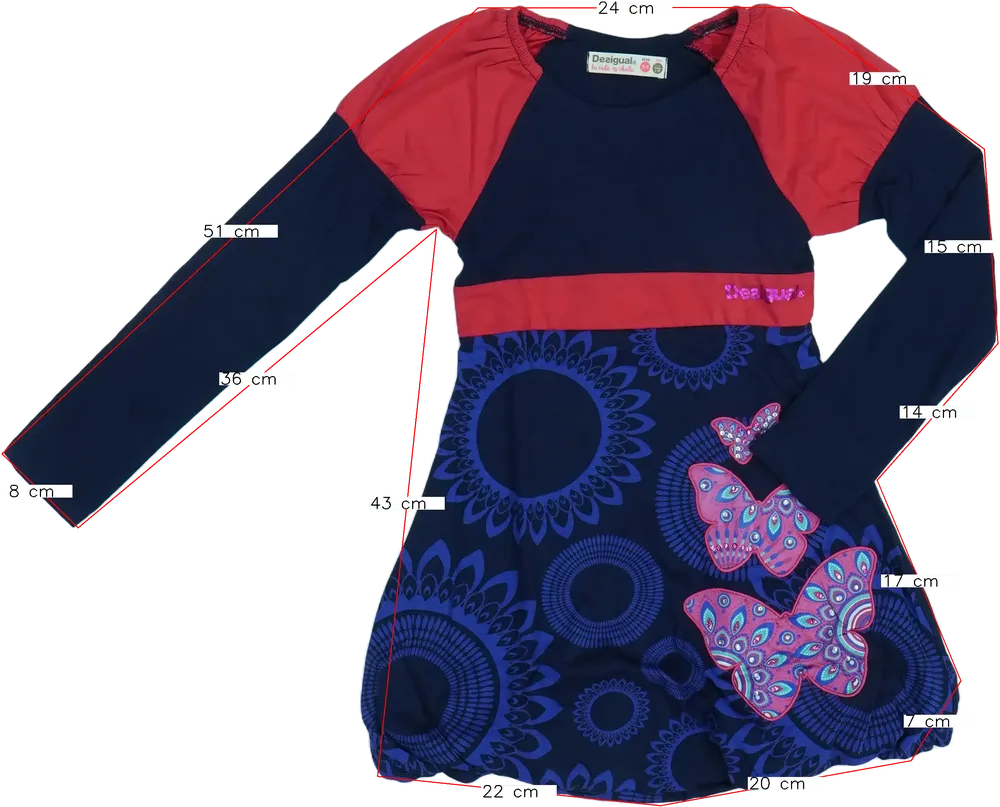 Kék Desigual Ruha EU 116 / UK 6 év / US 6 év/S