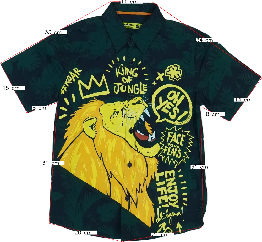 Zöld Desigual Ing EU 140 / UK 10 év / US 10 év/L