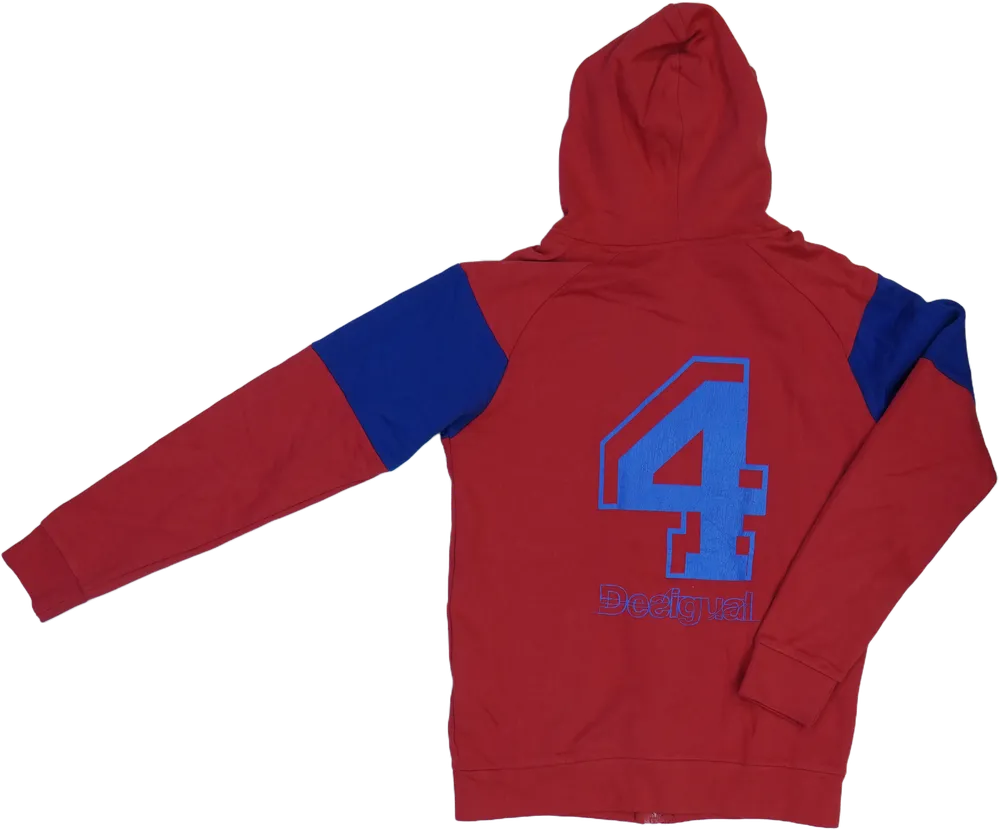 Piros Desigual Kapucnis pulóver EU 164 / UK 14 év / US 14 év/XL
