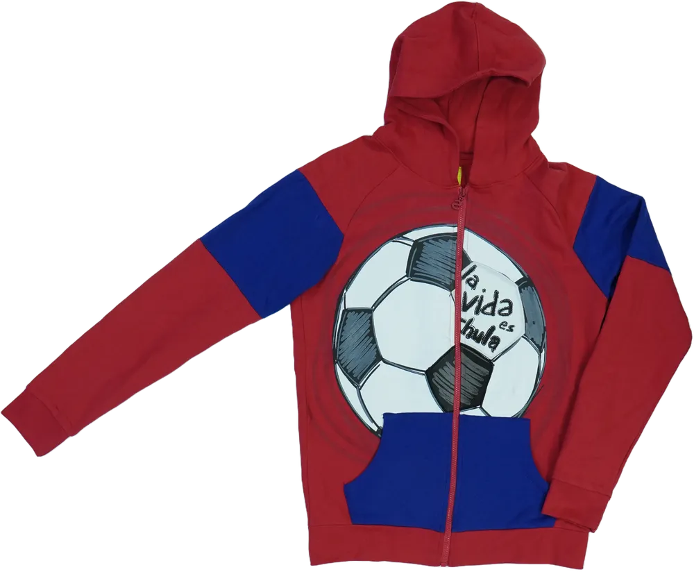 Piros Desigual Kapucnis pulóver EU 164 / UK 14 év / US 14 év/XL