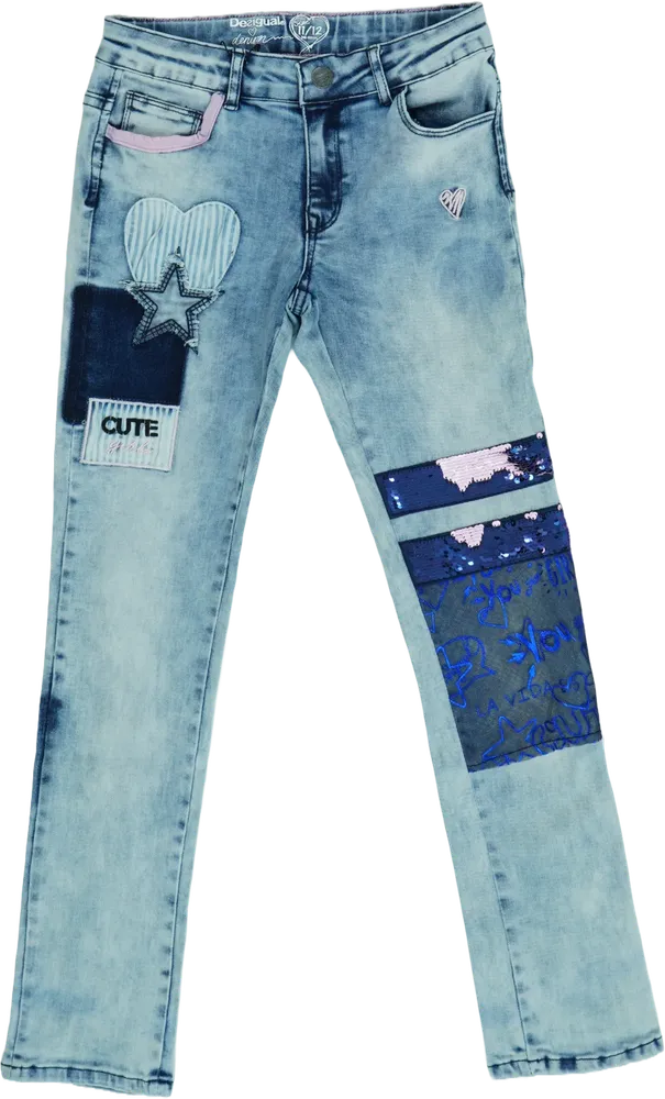 Kék Desigual Farmernadrág EU 152 / UK 12 év / US 12 év/L