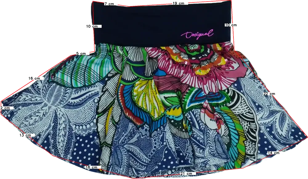 Többszínű Desigual Szoknya EU 128 / UK 8 év / US 8 év/M