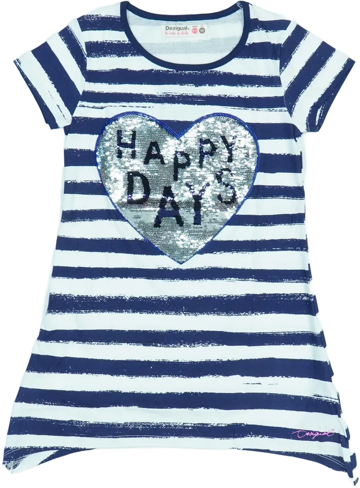 Fehér Desigual Tunika EU 140 / UK 10 év / US 10 év/L