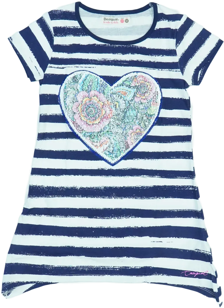 Fehér Desigual Tunika EU 140 / UK 10 év / US 10 év/L