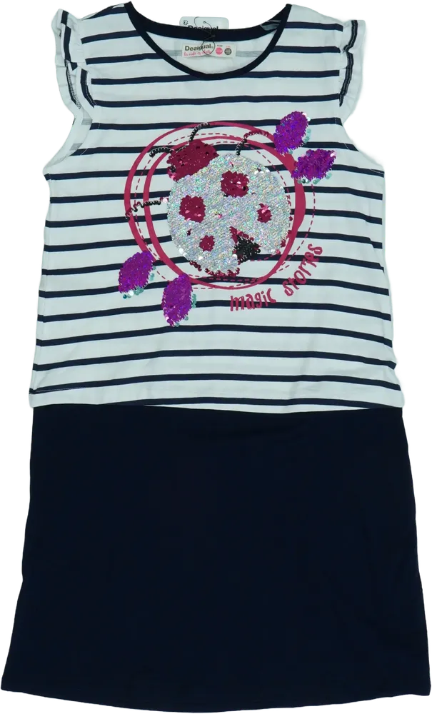 Fehér Desigual Ruha EU 152 / UK 12 év / US 12 év/L