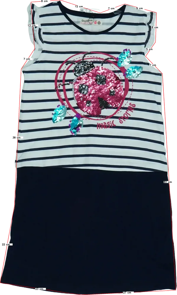 Fehér Desigual Ruha EU 152 / UK 12 év / US 12 év/L