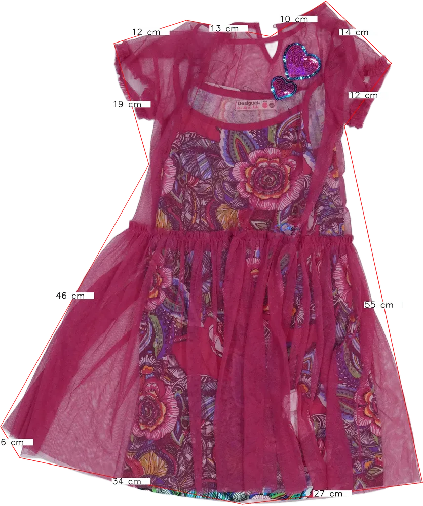 Kék Desigual 2 részes szett - Lányka ruha EU 140 / UK 10 év / US 10 év/L