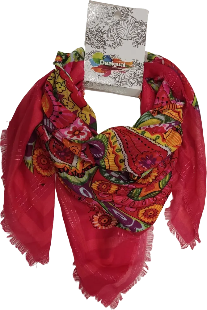 Rózsaszín Desigual Kendő Egyméret