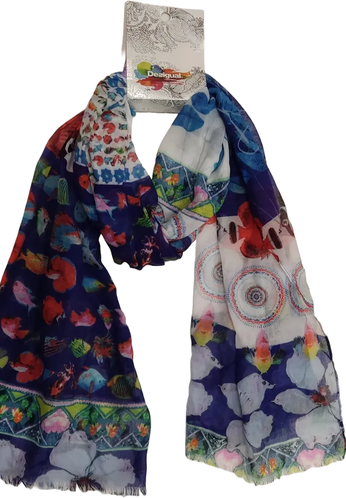 Többszínű Desigual Kendő Egyméret