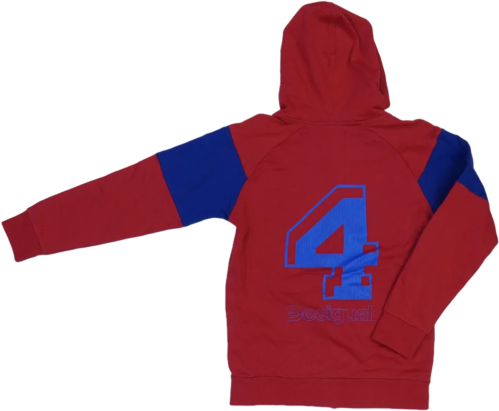 Piros Desigual Kapucnis pulóver EU 152 / UK 12 év / US 12 év/L