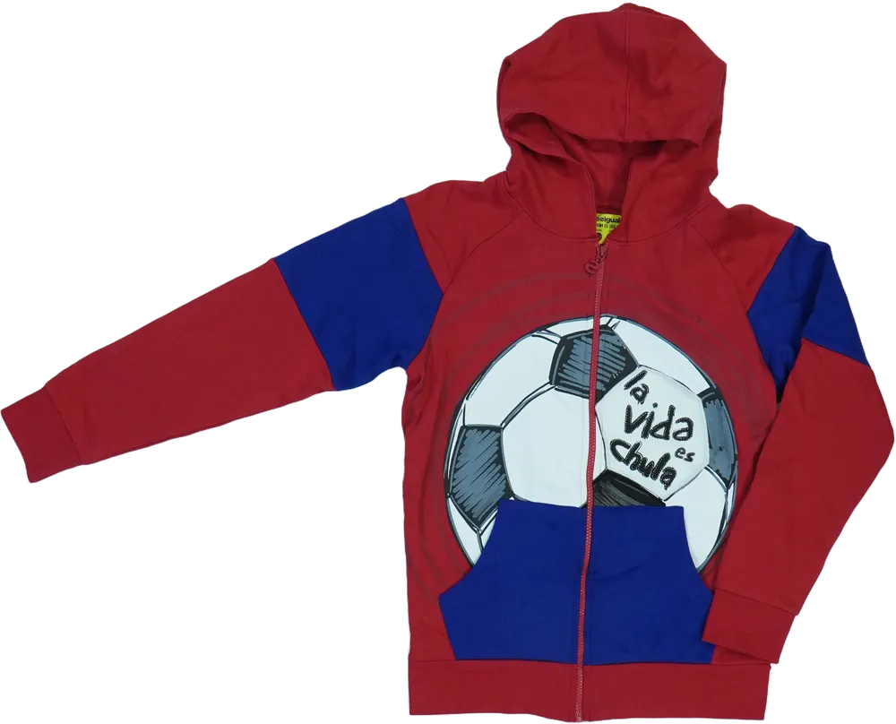 Piros Desigual Kapucnis pulóver EU 152 / UK 12 év / US 12 év/L