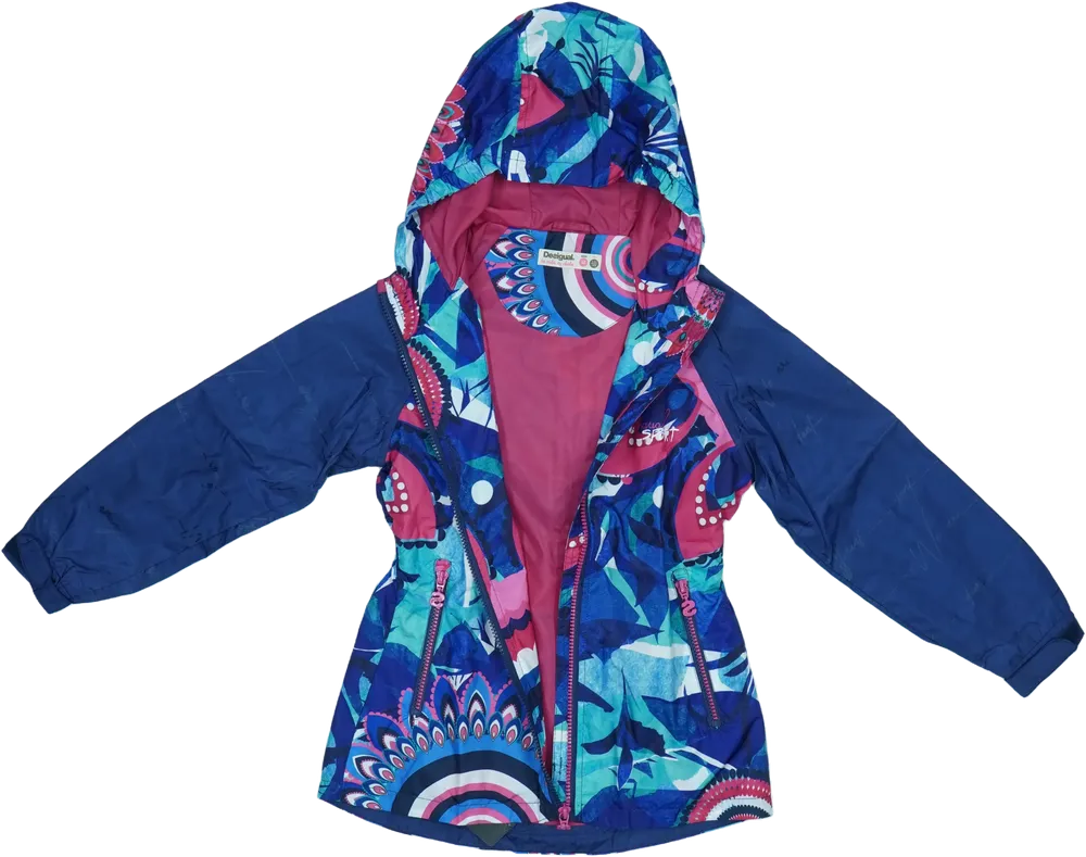 Kék Desigual Átmeneti kabát EU 128 / UK 8 év / US 8 év/M