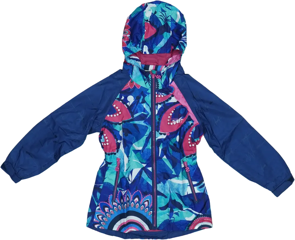 Kék Desigual Átmeneti kabát EU 128 / UK 8 év / US 8 év/M