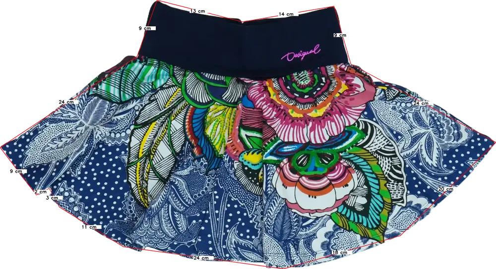 Többszínű Desigual Szoknya EU 140 / UK 10 év / US 10 év/L