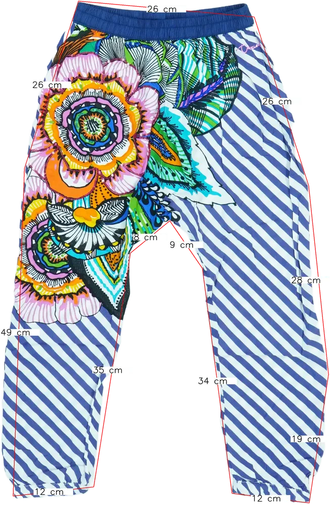 Kék Desigual Hosszúnadrág EU 128 / UK 8 év / US 8 év/M