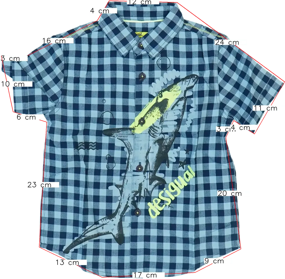 Kék Desigual Ing EU 104 / UK 4 év / US 4T/XS