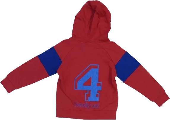 Piros Desigual Kapucnis pulóver EU 104 / UK 4 év / US 4T/XS