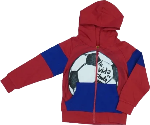 Piros Desigual Kapucnis pulóver EU 104 / UK 4 év / US 4T/XS