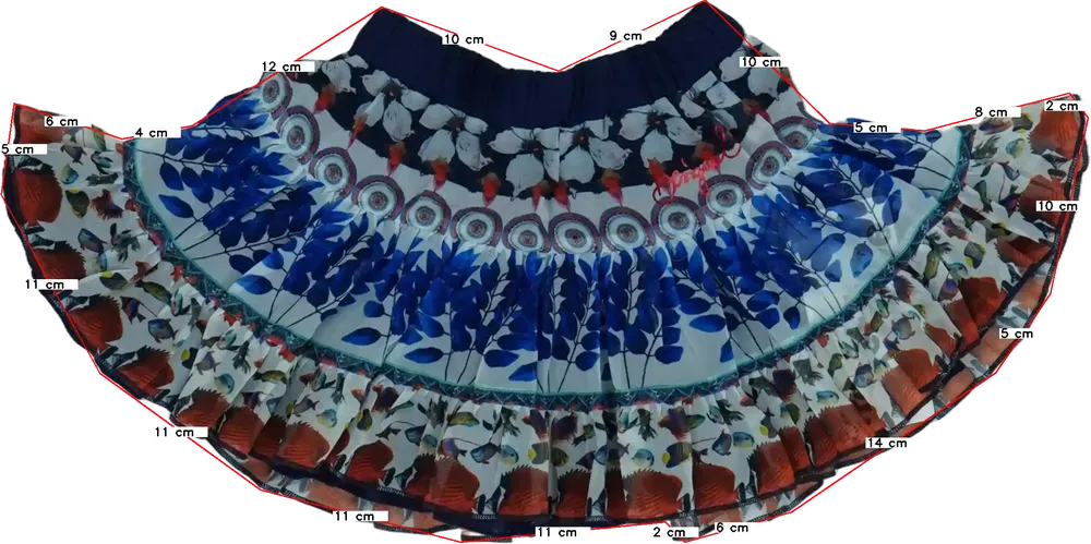 Kék Desigual Szoknya EU 104 / UK 4 év / US 4T/XS