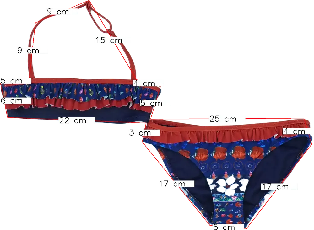 Többszínű Desigual Fürdőruha EU 116 / UK 6 év / US 6 év/S
