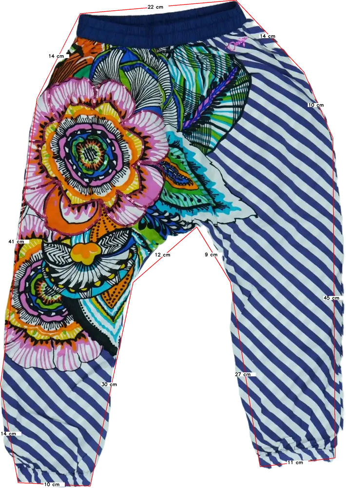 Kék Desigual Hosszúnadrág EU 116 / UK 6 év / US 6 év/S