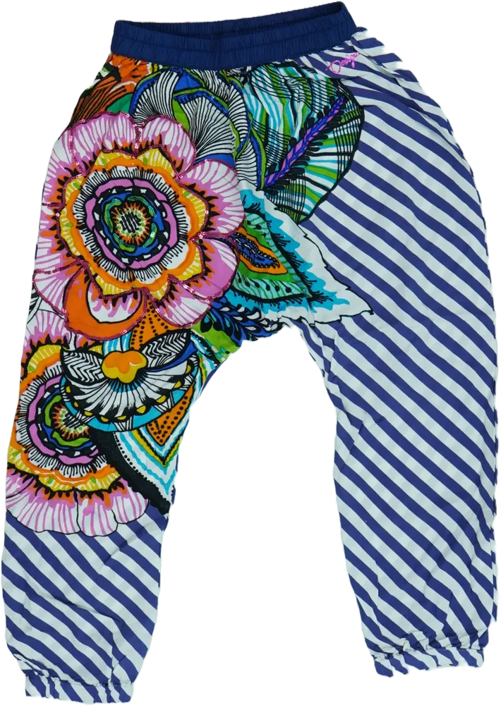 Kék Desigual Hosszúnadrág EU 116 / UK 6 év / US 6 év/S