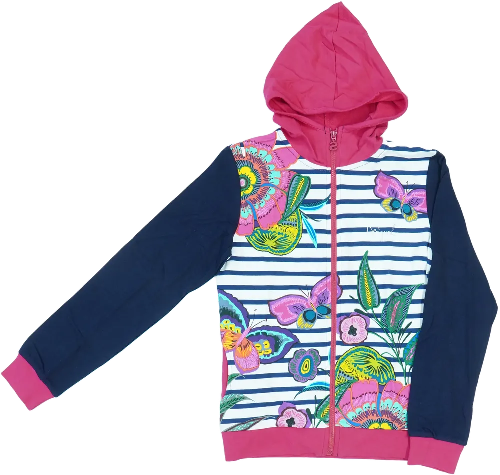 Többszínű Desigual Kapucnis pulóver EU 152 / UK 12 év / US 12 év/L