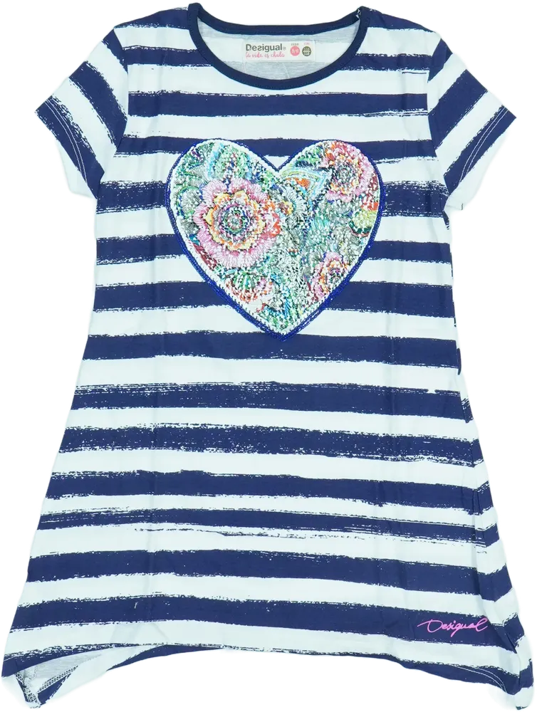 Fehér Desigual Tunika EU 116 / UK 6 év / US 6 év/S