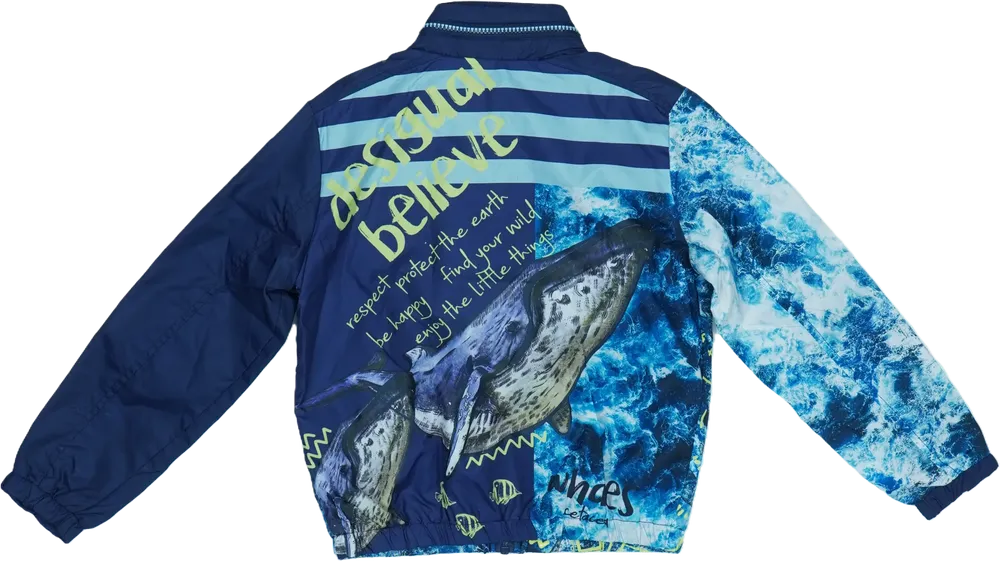 Kék Desigual Széldzseki EU 116 / UK 6 év / US 6 év/S