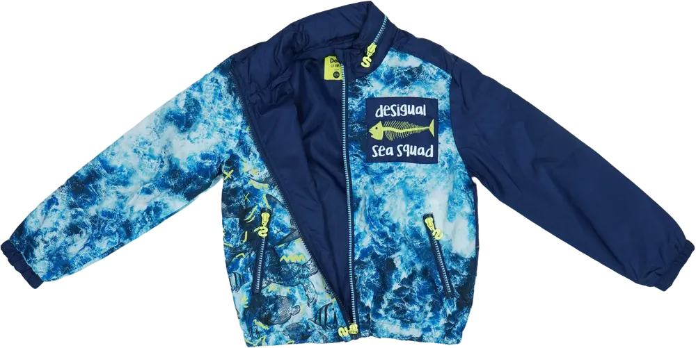 Kék Desigual Széldzseki EU 116 / UK 6 év / US 6 év/S