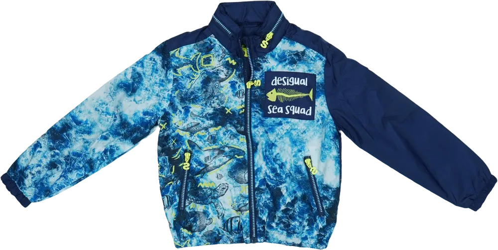 Kék Desigual Széldzseki EU 116 / UK 6 év / US 6 év/S