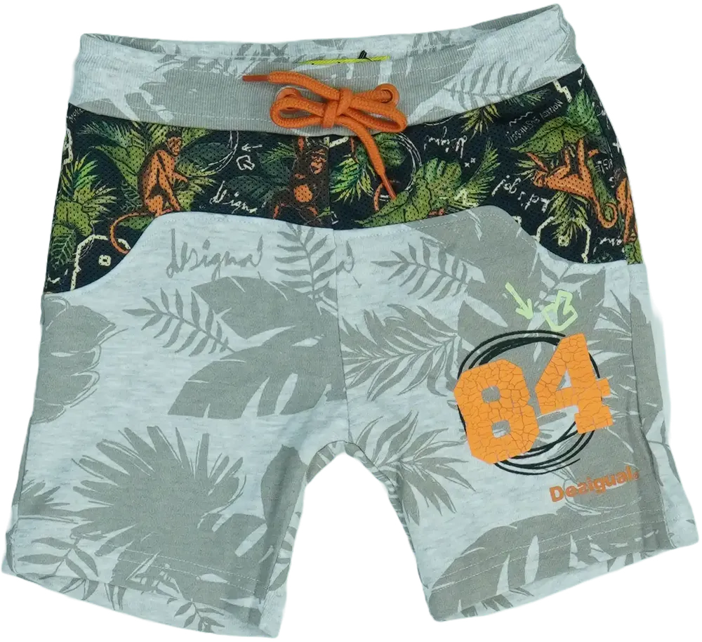 Szürke Desigual Rövidnadrág EU 104 / UK 4 év / US 4T/XS