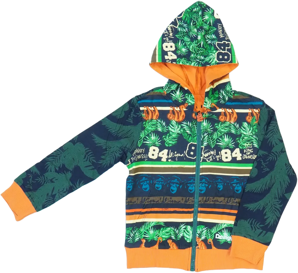 Többszínű Desigual Kapucnis pulóver EU 104 / UK 4 év / US 4T/XS