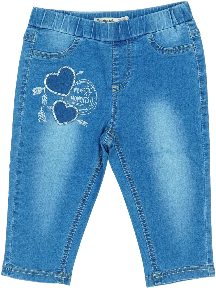 Kék Desigual Farmernadrág EU 116 / UK 6 év / US 6 év/S