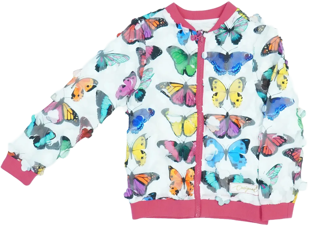 Fehér Desigual Dzseki EU 116 / UK 6 év / US 6 év/S