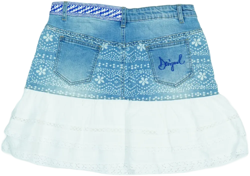 Kék Desigual Szoknya EU 164 / UK 14 év / US 14 év/XL