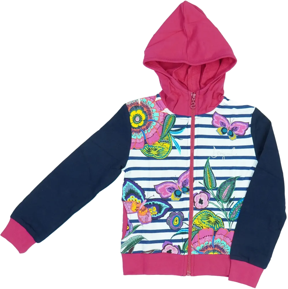 Többszínű Desigual Kapucnis pulóver EU 116 / UK 6 év / US 6 év/S