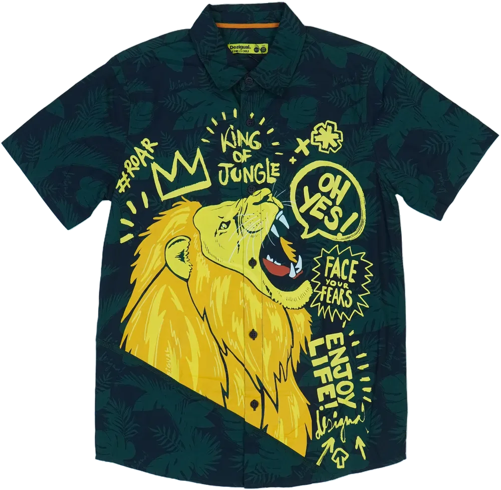 Zöld Desigual Ing EU 164 / UK 14 év / US 14 év/XL