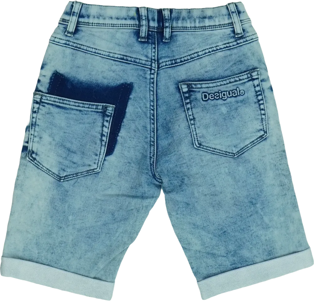 Kék Desigual Rövidnadrág EU 128 / UK 8 év / US 8 év/M