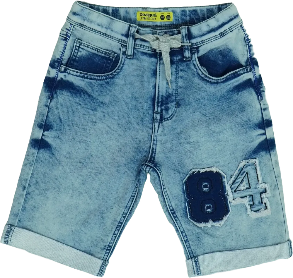 Kék Desigual Rövidnadrág EU 128 / UK 8 év / US 8 év/M