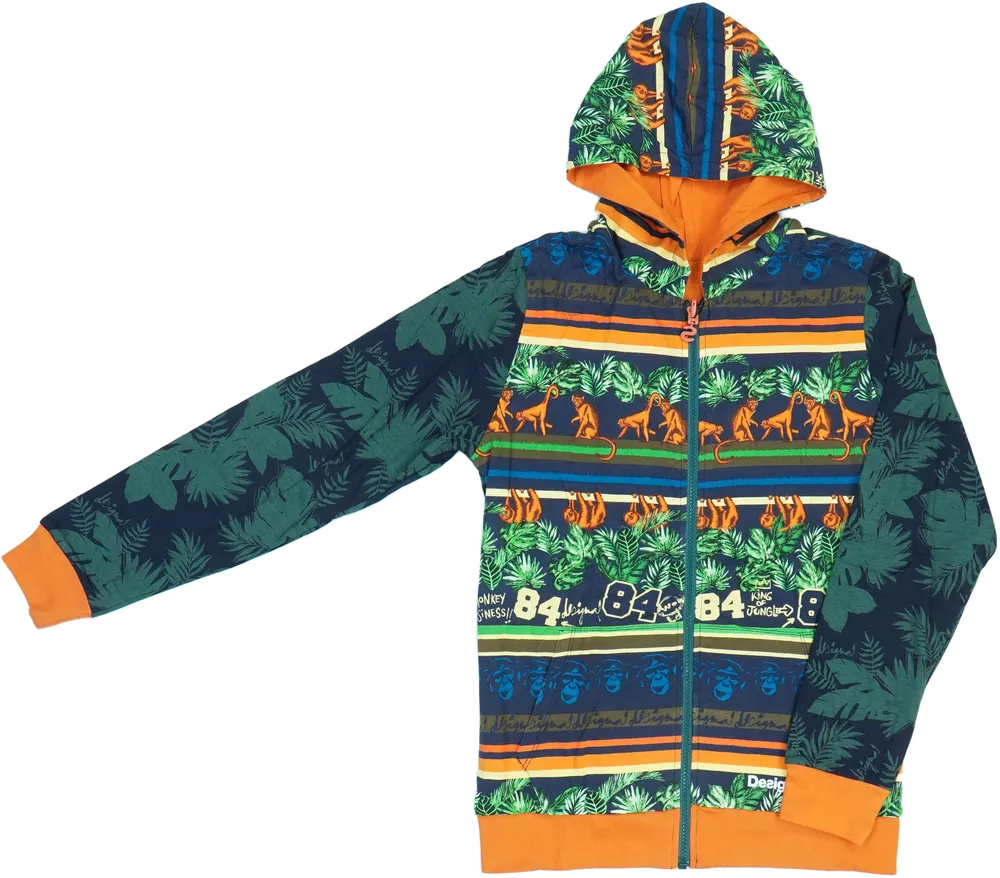 Többszínű Desigual Kapucnis pulóver EU 152 / UK 12 év / US 12 év/L