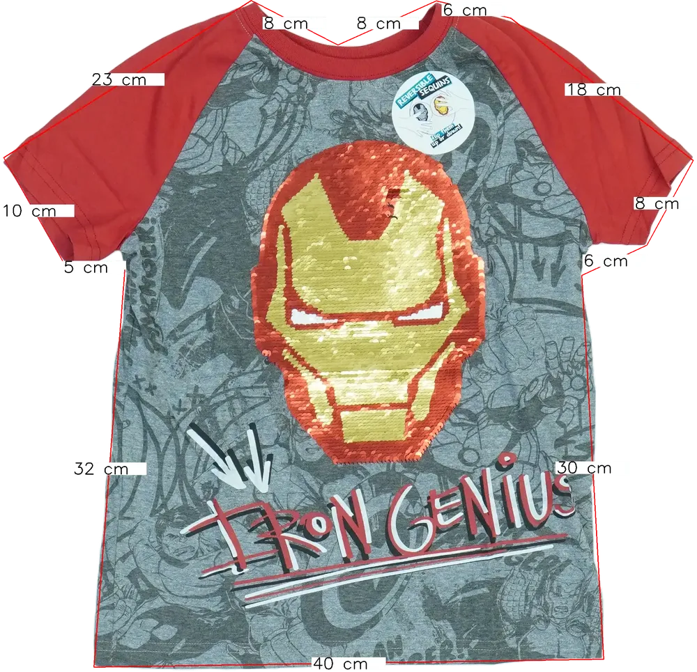 Szürke Desigual Póló EU 128 / UK 8 év / US 8 év/M