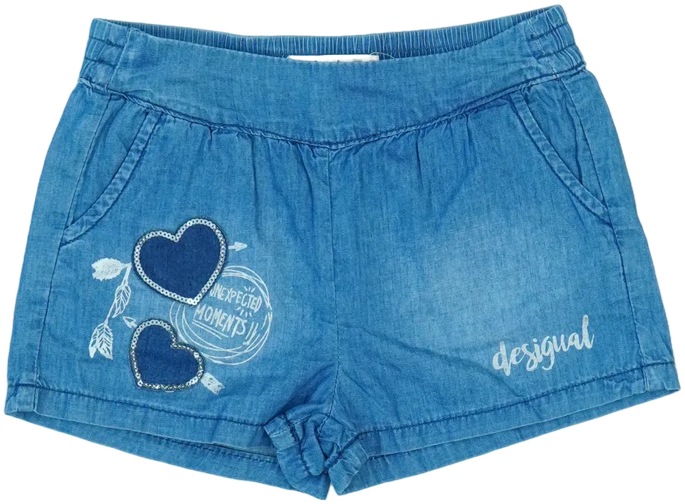 Kék Desigual Rövidnadrág EU 116 / UK 6 év / US 6 év/S